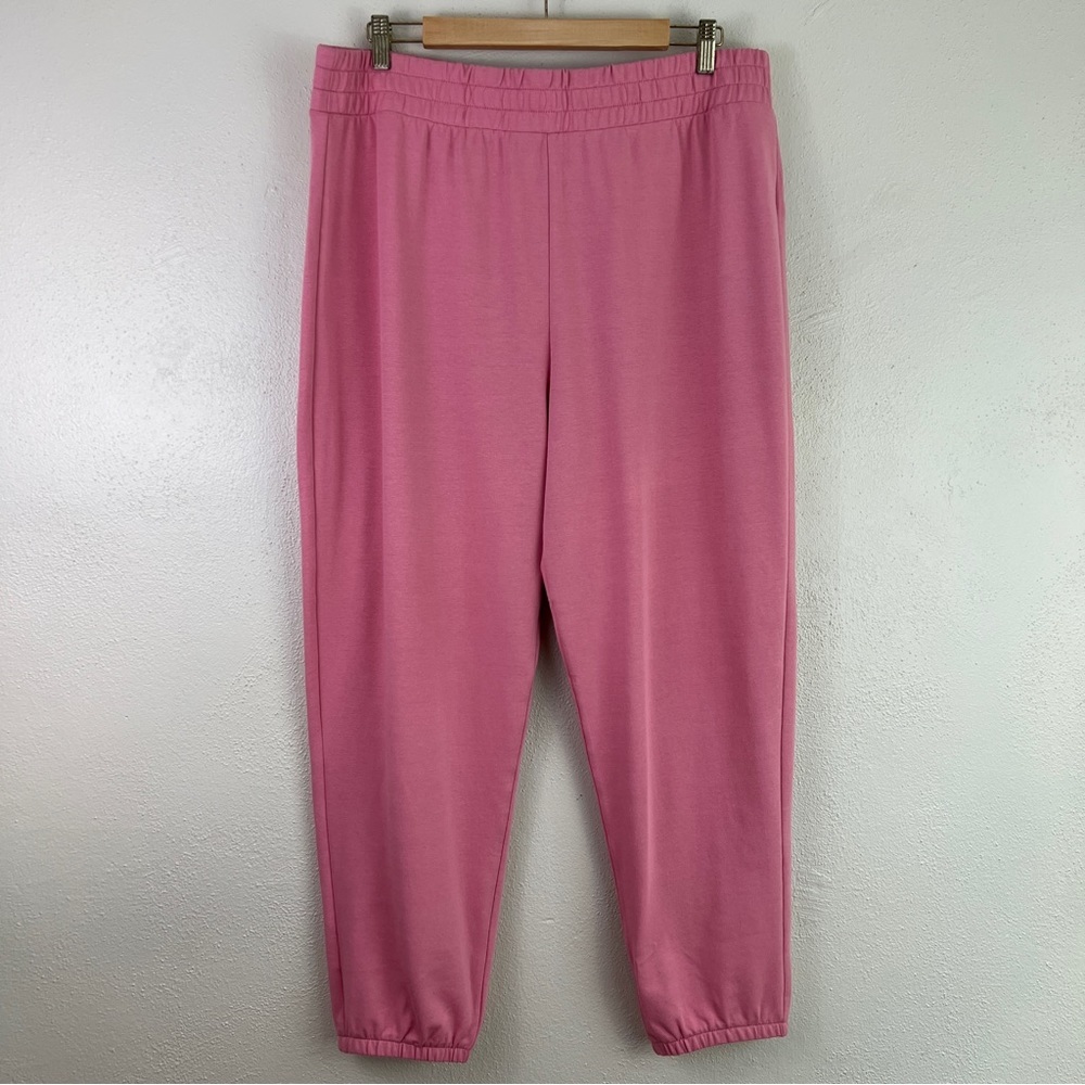 J. Crew Factory Terry Cloth Pull On Jogger Sweatpants Pink XXL